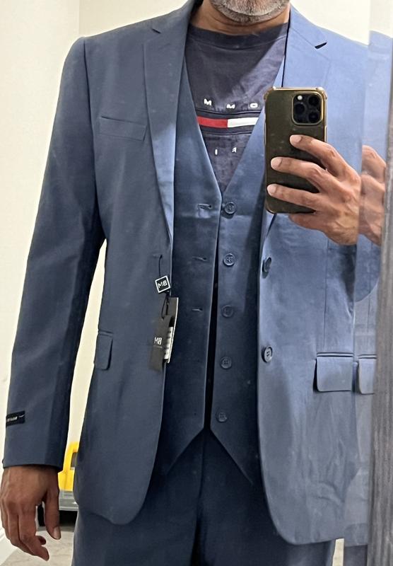 Braveman Men's 3-Piece Premium Vested 3-Piece Slim Fit Suit - Macy's