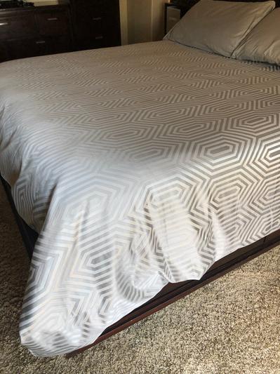 shows up silver/"greyish"