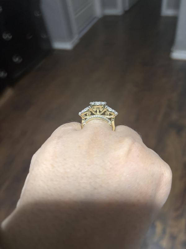 Lab-Grown Diamond Three Stone Ring (2 ct. t.w.) in Sterling Silver