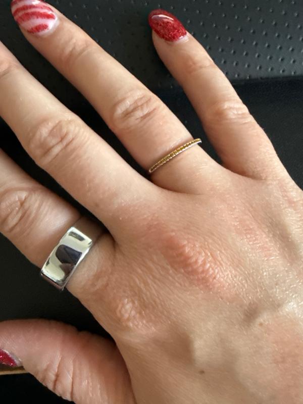 Customer photo for "Perfect Stacking Ring"
