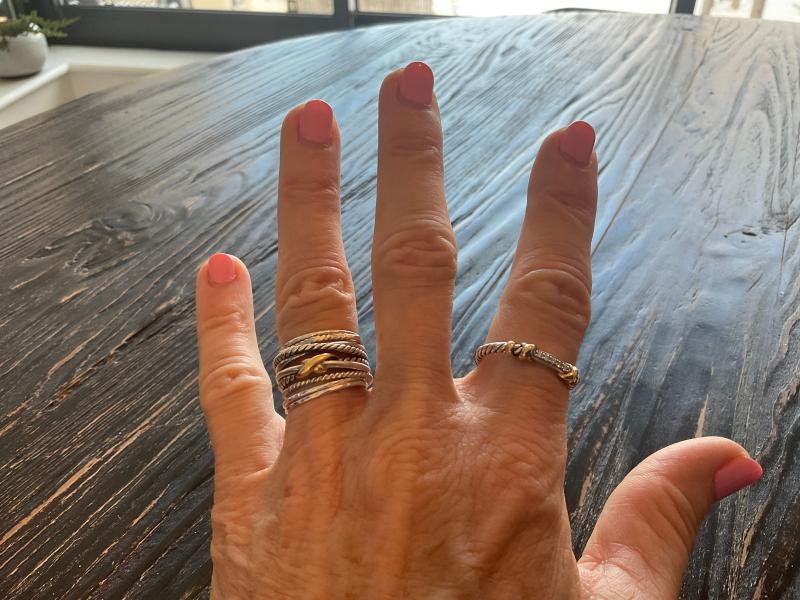 Customer photo for "Stacking Ring"