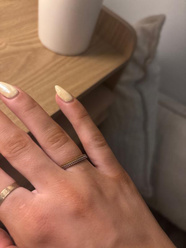 Customer photo for "Beautiful dainty ring"