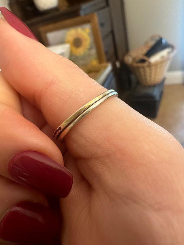 Customer photo for "turned silver"