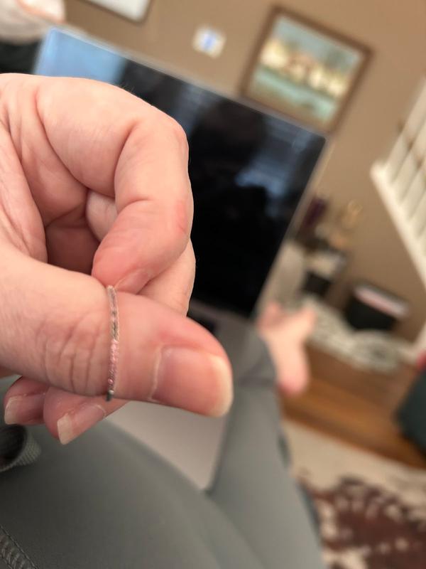 Customer photo for "Gems already falling out"