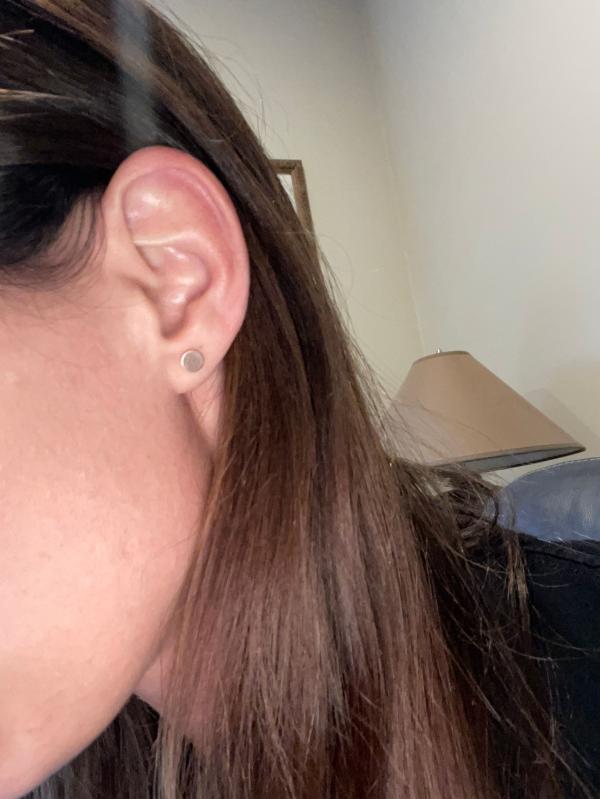 Customer photo for "Love these! Beautiful finish and the size is perfect."