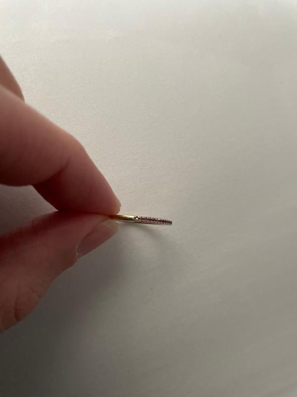 Customer photo for "Cute but stone fell out"