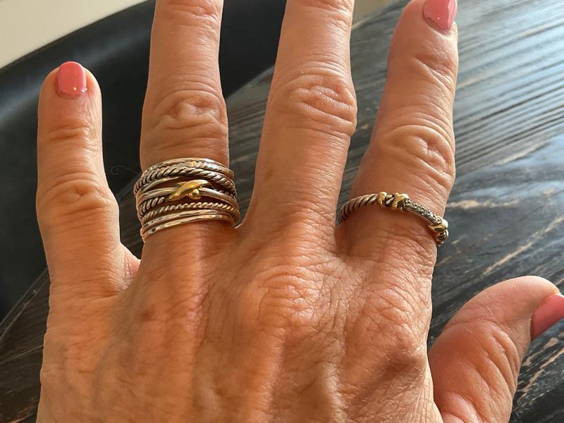 Customer photo for "Stacking Ring"