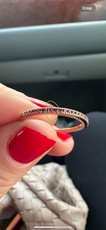 Customer photo for "Stone messed up."