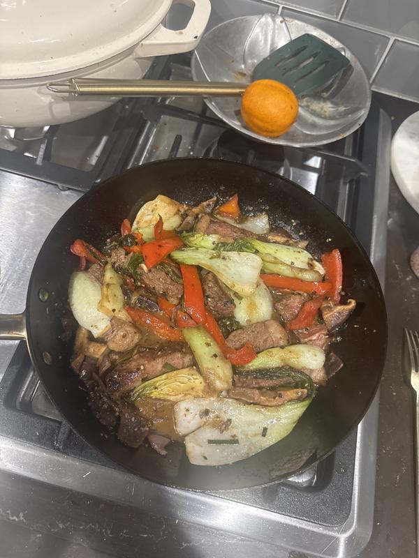 Have you seen a better steak lately !! Took this recipe off their website. Put my own twist on seasoning. Voila!!! These will last forever I’m elated