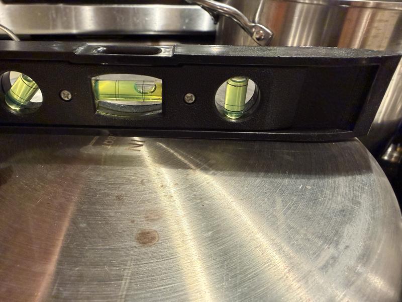 No longer flush against a flat edge