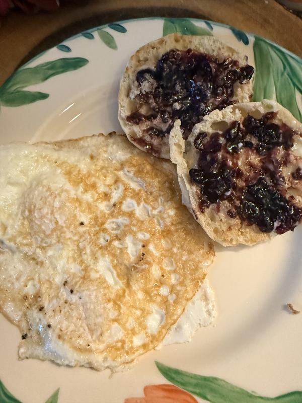 Eggs over easy