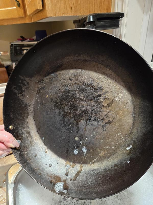 I seasoned snd have hexclad and made in pans and this is rhe first issue ive had