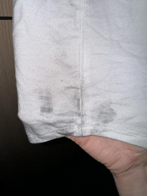 Customer photo for "Color transfers to clothing"