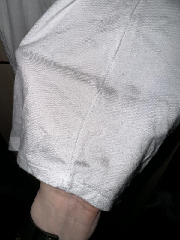 Customer photo for "Color transfers to clothing"