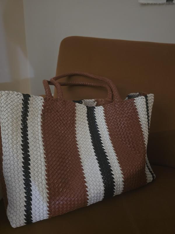 The Handwoven Leather Tote