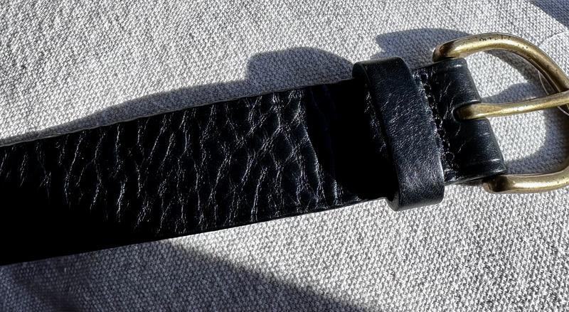 Customer photo for "Belt leather looks like it’s poor quality leather"