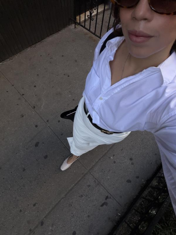 Customer photo for "Perfect leather ballet flats"