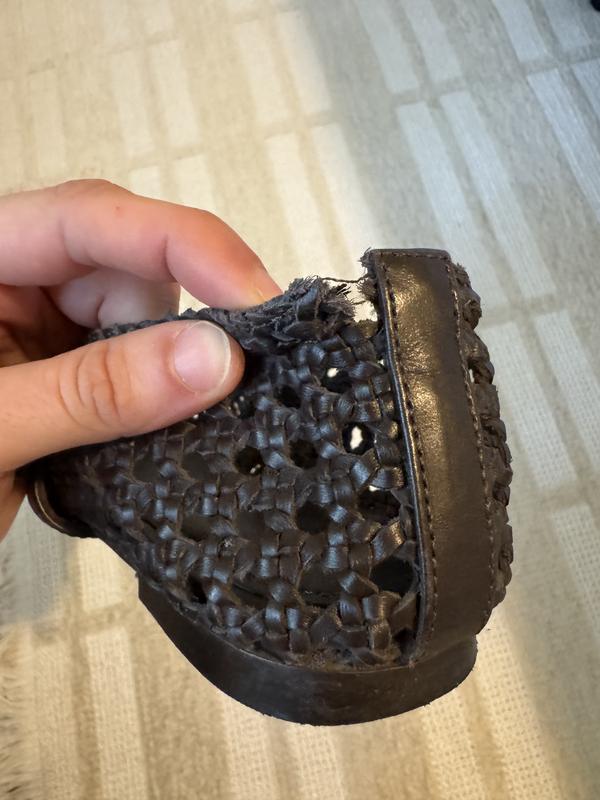 Customer photo for "Ripped after 3rd wear"