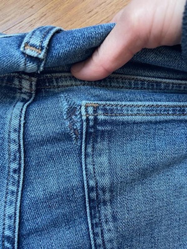 Customer photo for "Love the fit, but defective"
