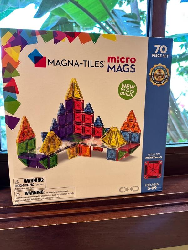 【新品未開封】MAGNA-TILES microMAGS 70ピース　ピタゴラス microMAGS 70-Piece Deluxe Set - MAGNA-TILES®
