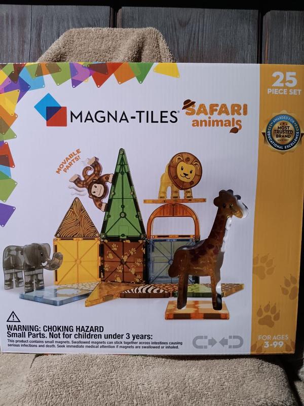 MAGNATILESA MAGNATILES Safari Animals 25Piece Construction