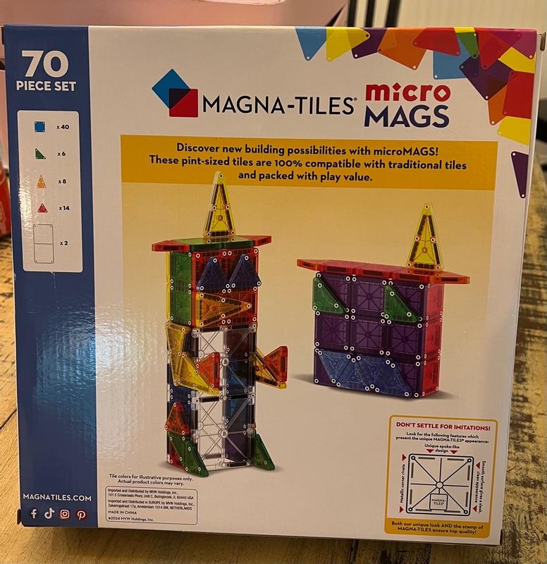 【新品未開封】MAGNA-TILES microMAGS 70ピース　ピタゴラス microMAGS 70-Piece Deluxe Set - MAGNA-TILES®