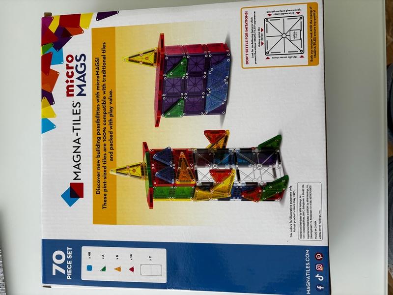 【新品未開封】MAGNA-TILES microMAGS 70ピース　ピタゴラス microMAGS 70-Piece Deluxe Set - MAGNA-TILES®