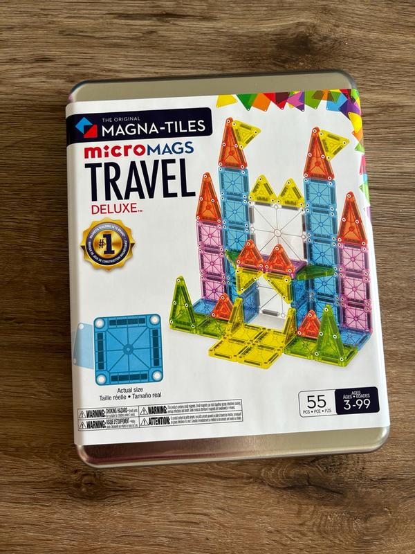 TOMY FEATHER MAGNA フェザーマグナ　新品未使用 MAGNA-TILES® microMAGS Travel Set Deluxe 55-Piece Magnetic