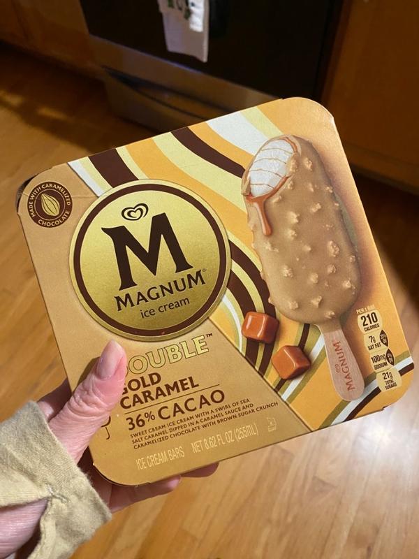 Magnum Double Sea Salt Caramel Vanilla & Caramel Swirl Milk