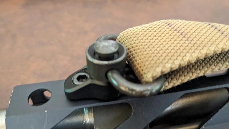 Button will pop out and lock in place only after repeated tapping.