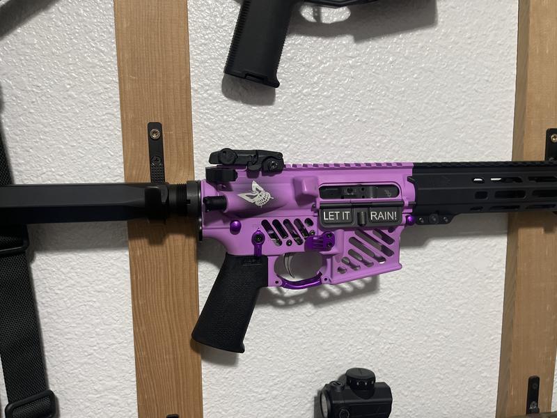 My sons 10/22 and daughters black out