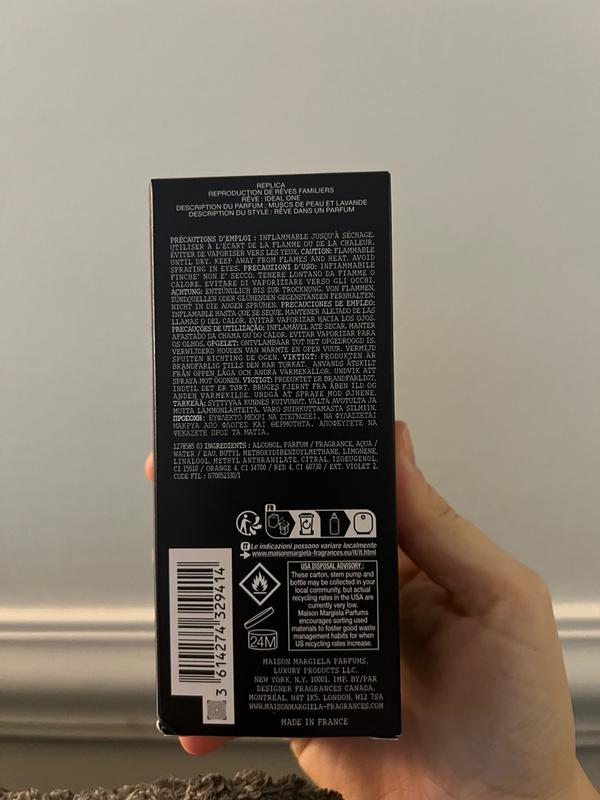 Customer photo for "Quality packaging, not a fan of this scent"