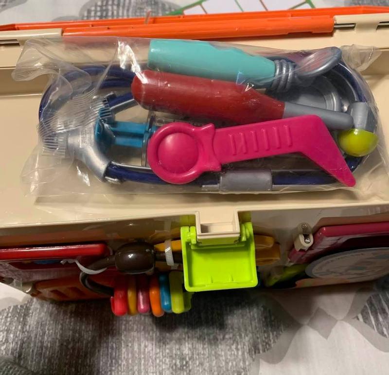 B. Toys Toy Vet Kit For Kids Critter Clinic : Target