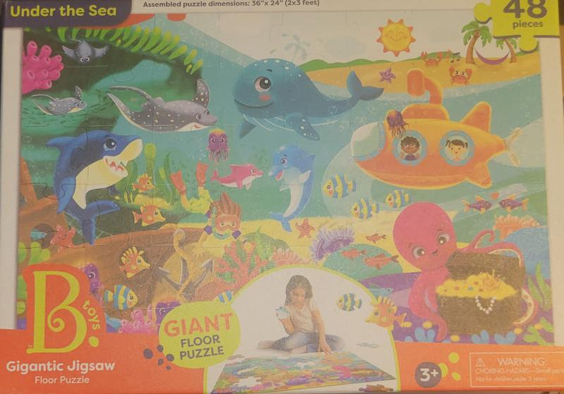 GIANT FLOOR PUZZLE ジグソーパズル　2箱セット 2 Melissa & Doug Floor GIANT Jigsaw Puzzle 100 Piece Ocean