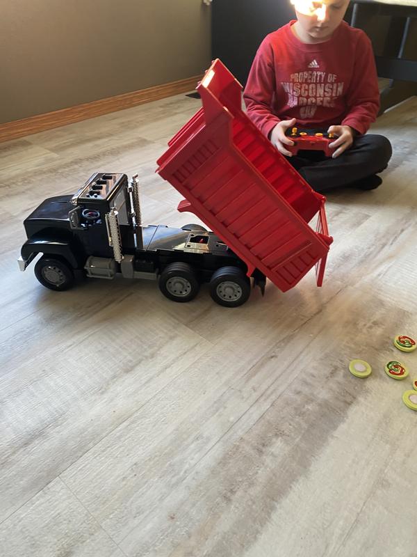 Rc mack best sale dump truck