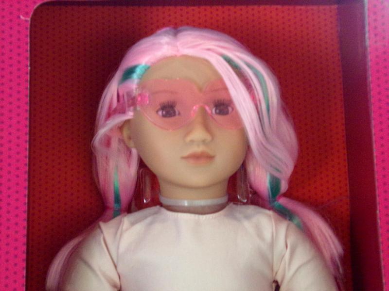 Our Generation - Doll w/ Multi Colored Hair, Rosa