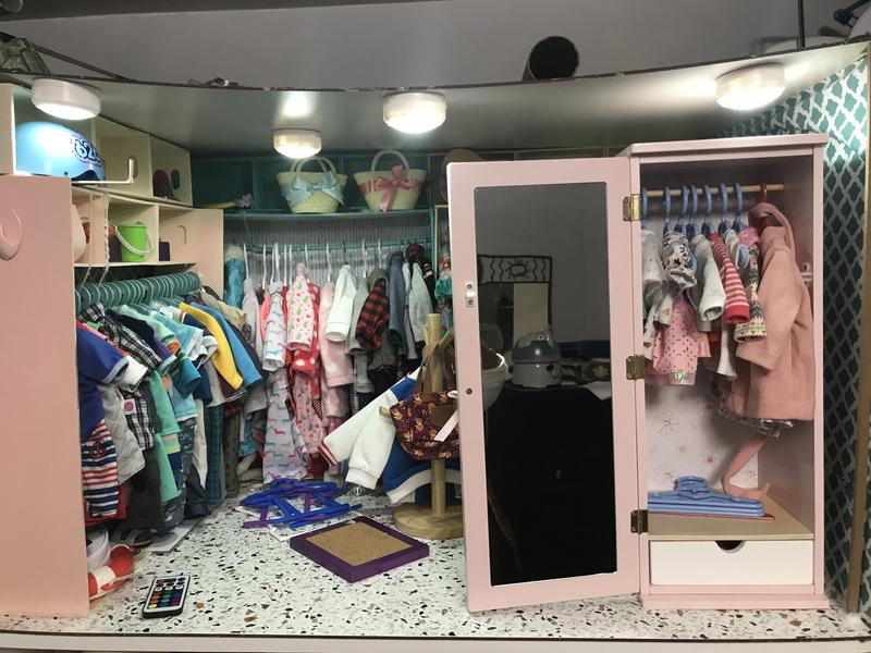 Our Generation, Wooden Wardrobe, Fashion Closet for 18-inch Dolls