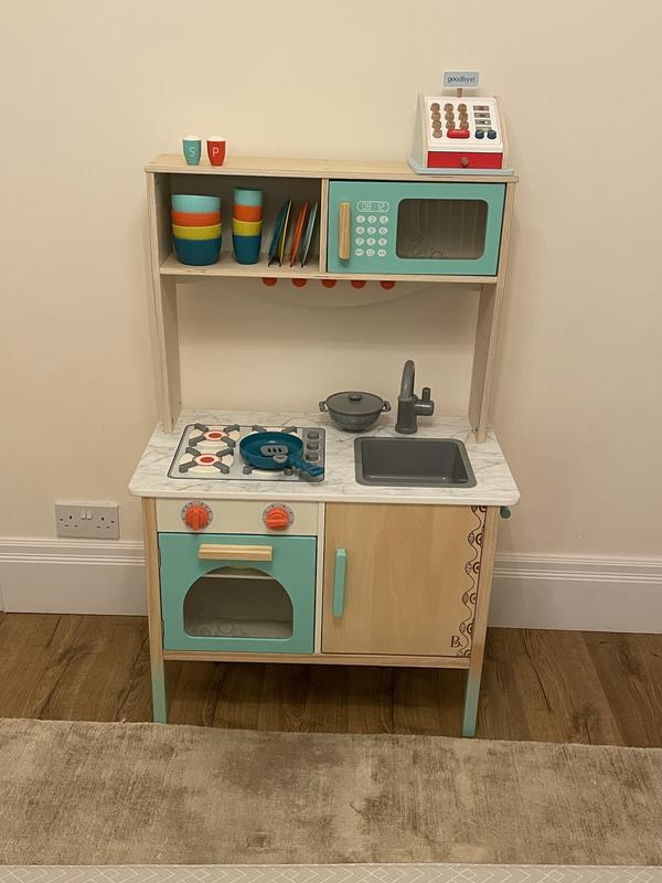 Mini Chef Kitchenette Wooden Play Kitchen B. toys