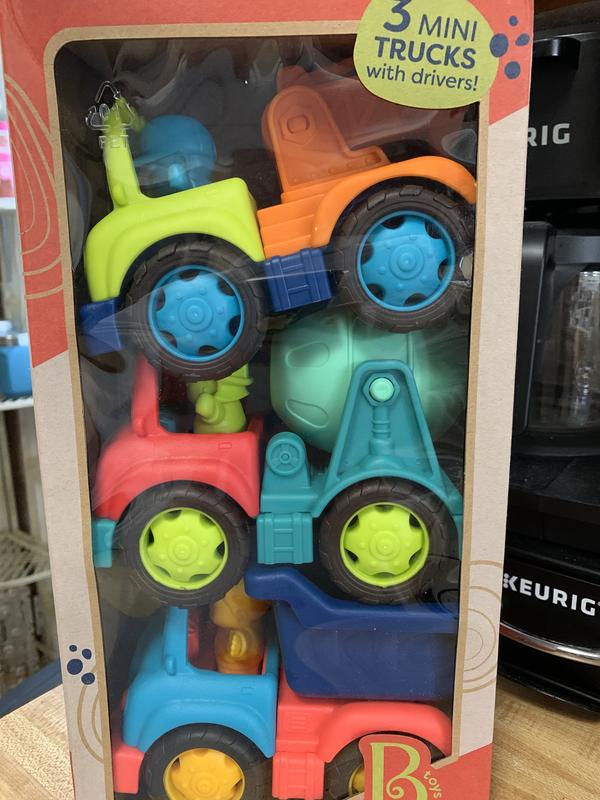 B.Toys Happy Cruisers Mini Auto Set – 4 Bunte Spielzeugautos Für Kinder Ab 12 Monaten