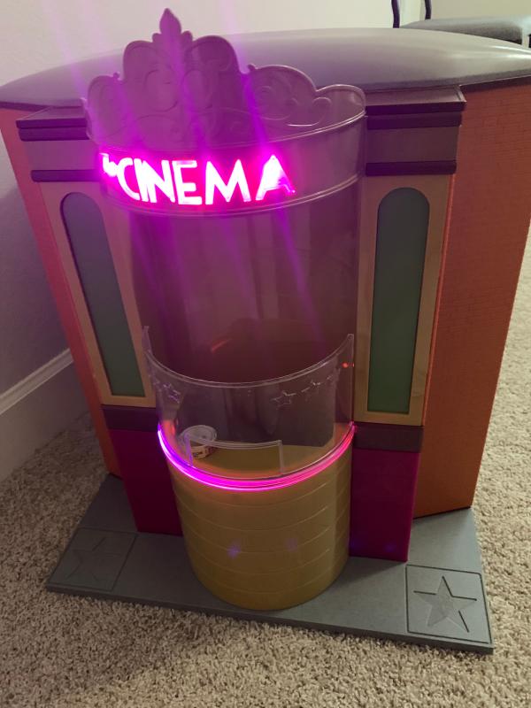 Our generation cheap movie theater playset