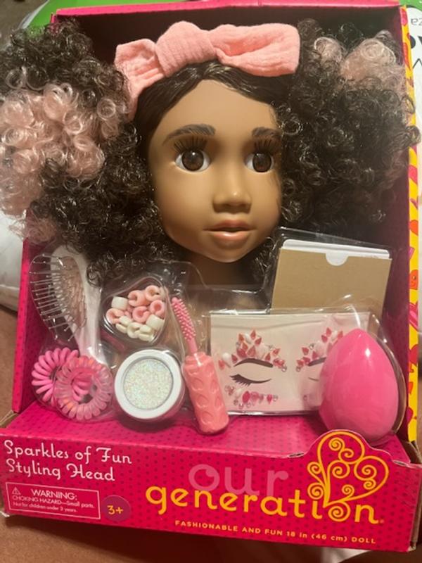 Sweet Girl Styling Doll Head