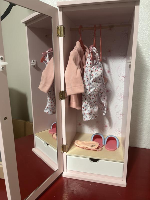 Our Generation, Wooden Wardrobe, Fashion Closet for 18-inch Dolls