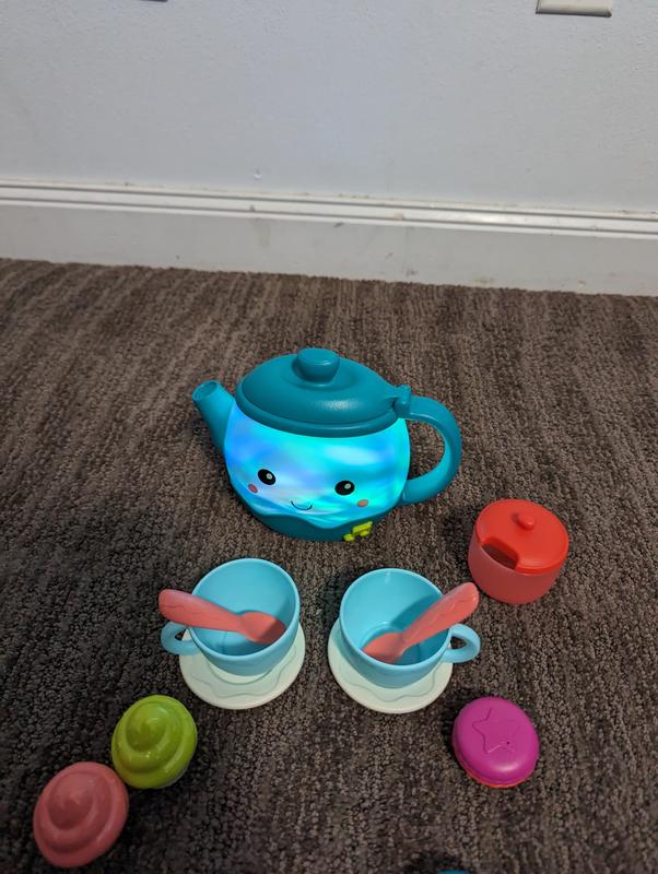 Tahzeebwith modesty Presents Toy Tea Set of 6 Cup with kettle in Bone  China Beautiful Unique Designs Available in great colours