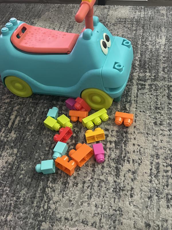 Hippo Ride-On with Lights, Sounds, & Blocks | Kaplan Early Learning
