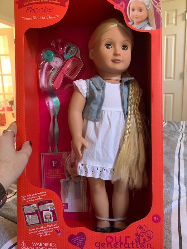 Phoebe, 18-inch Hairplay Doll