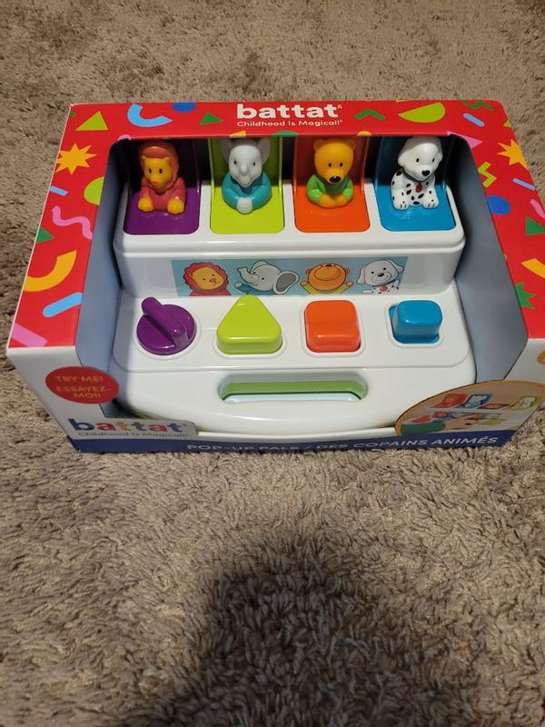 Pop Up Pals Pop Up Animal Toy for Babies Toddlers Battat