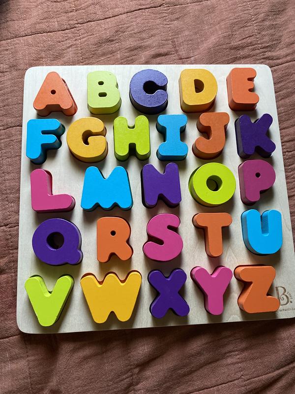 Alpha B. tical, Wooden Alphabet Puzzle