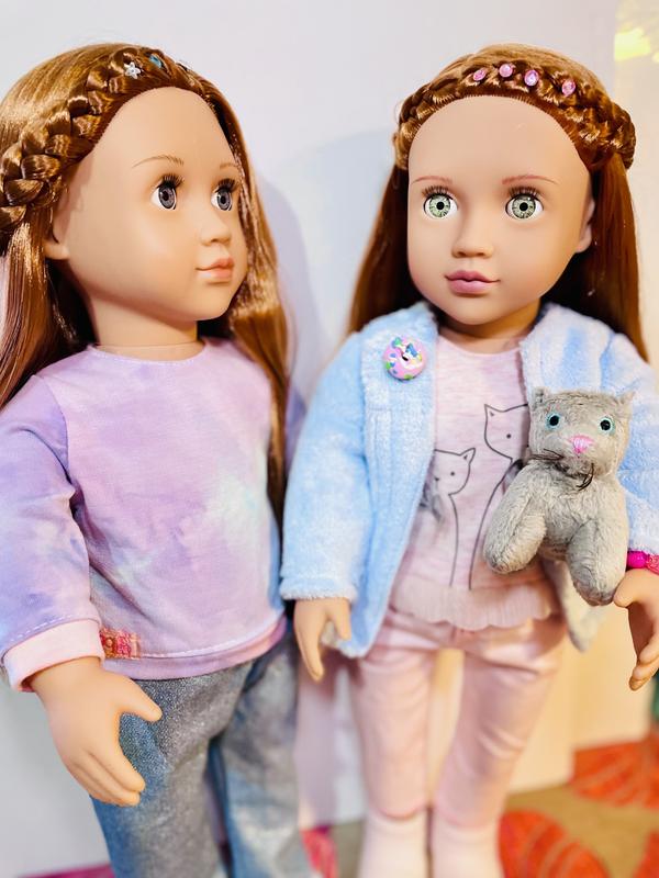 April with kitten and Carly