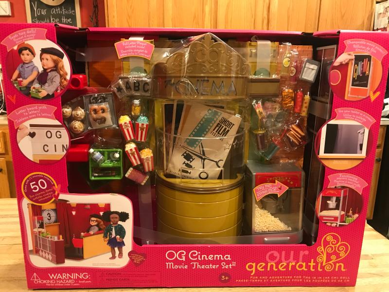 Our Generation Movie Theater Playset with Electronics for 18 Dolls - OG  Cinema