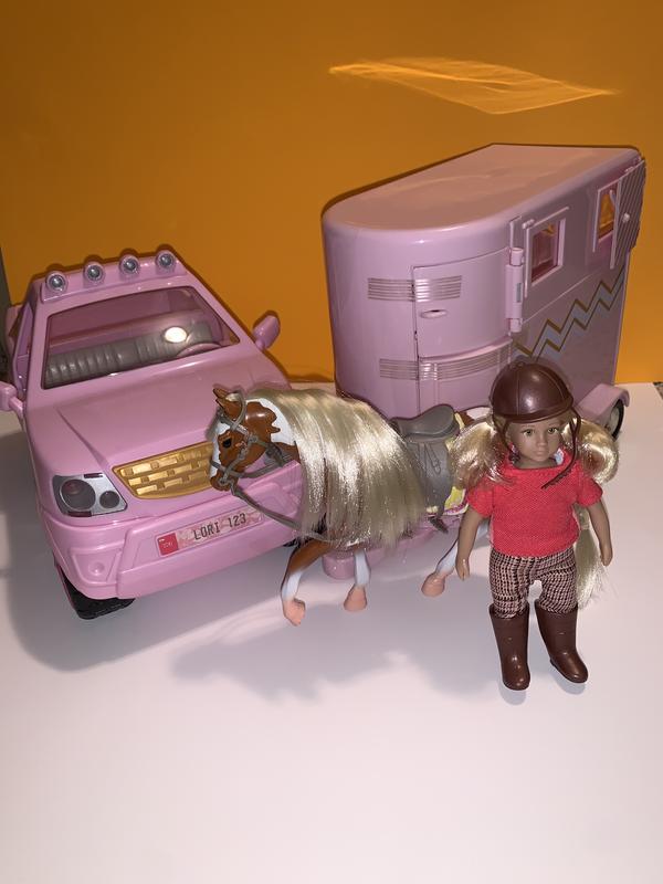 Barbie horse trailer and car deals